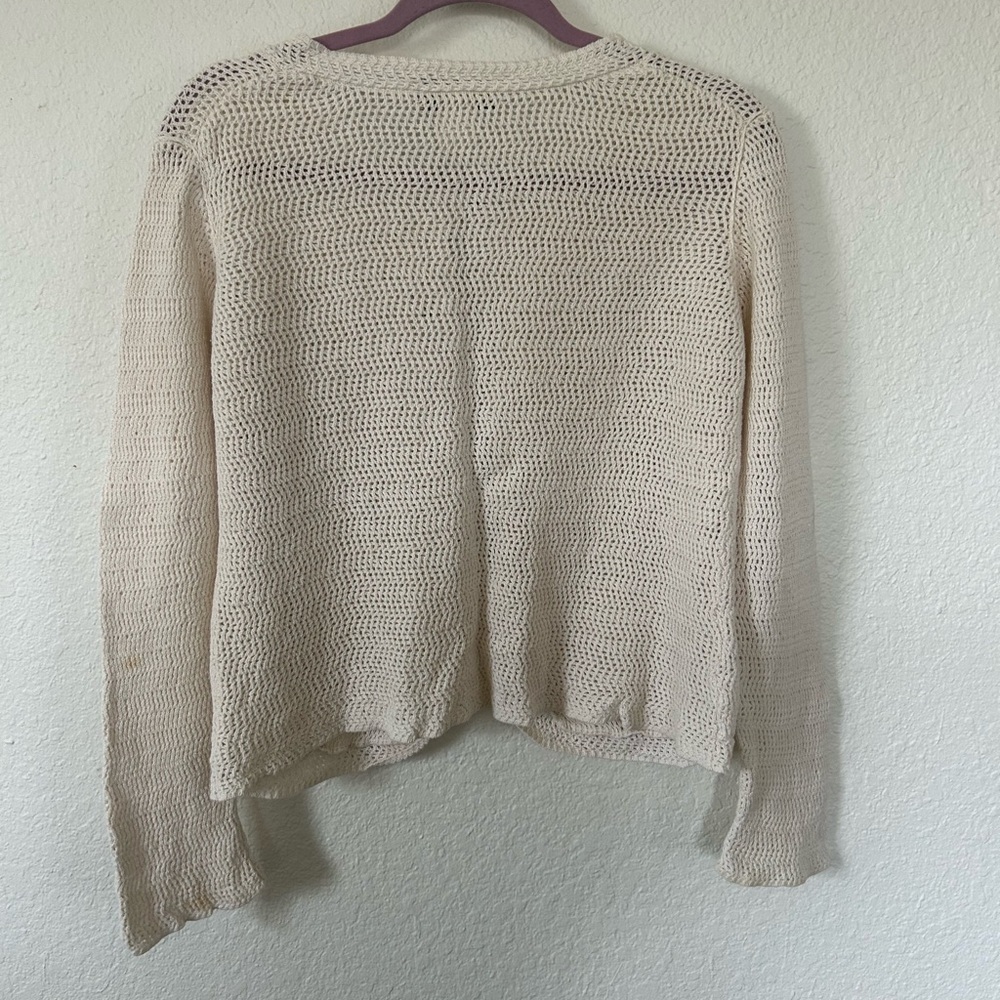Susan Bristol Cream Button-Up Cardigan - Picture 5 of 6